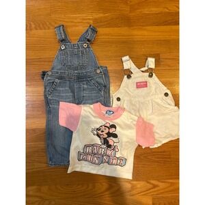 Vintage Kids Clothing Bundle Oshkosh Gap Disney Size 6 Months +